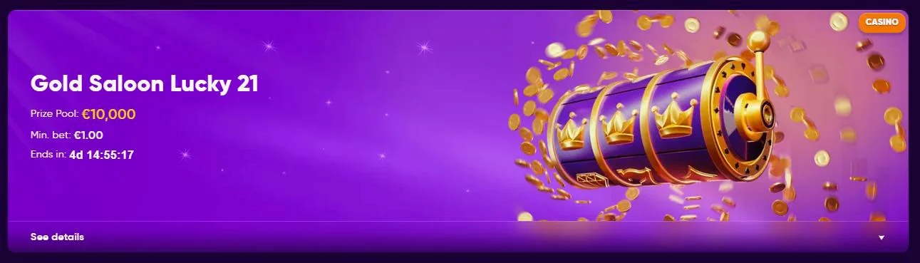 gold saloon tournaments kingmaker casino